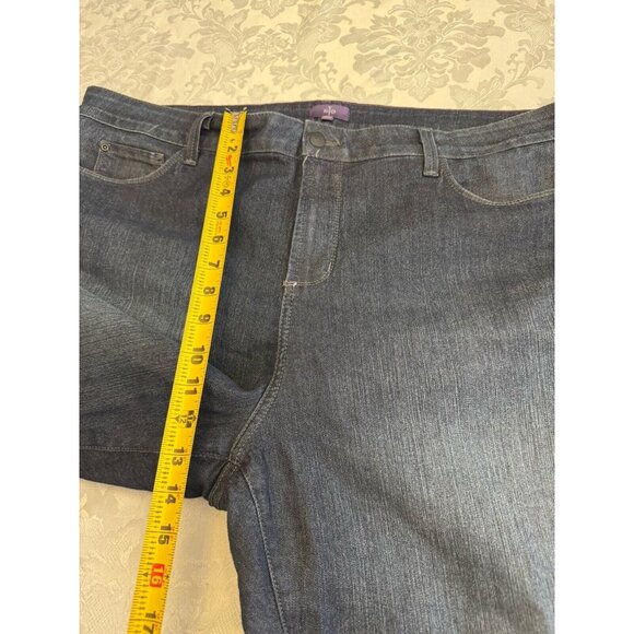 NYDJ Barbara Bootcut Blue Jeans Burbank Wash 22W Stretch Slimming - Picture 7 of 10